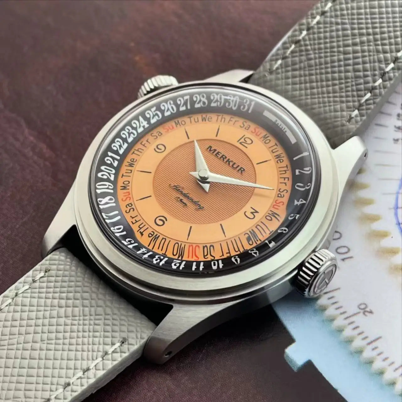 Merkur Calendar Week Watch