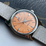 Merkur Salmon Dial Watch