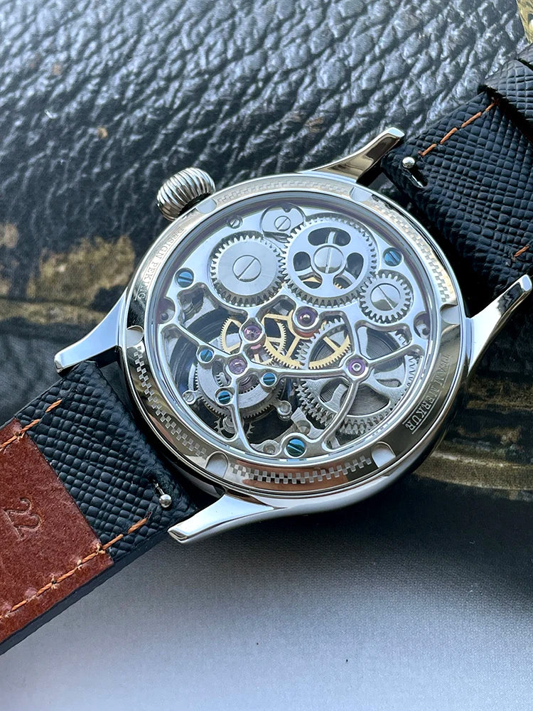 Merkur 100% Tourbillon Watch Natural Stone Dial