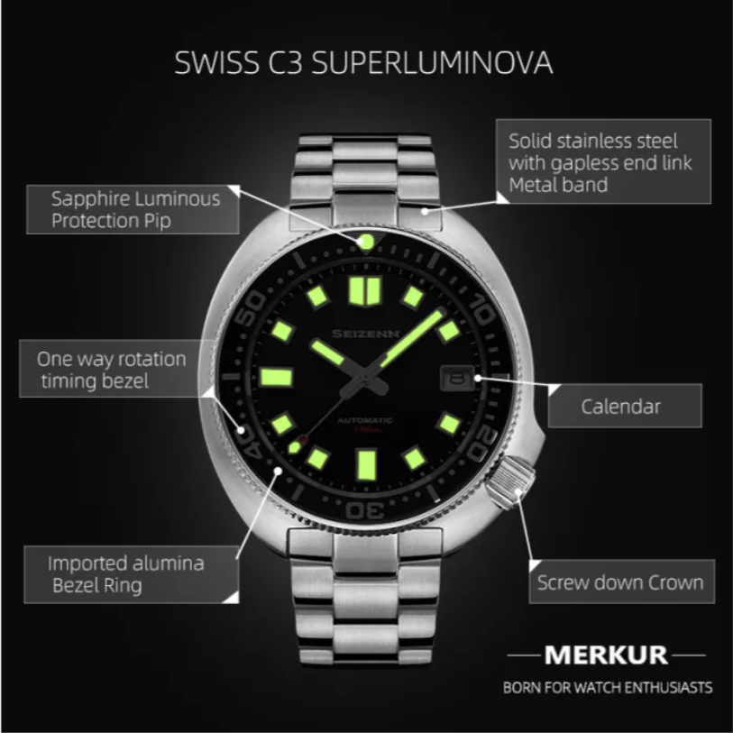 Seizenn Diver Watch