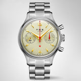 Merkur Red Star Chronograph Ivory