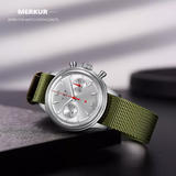 Merkur Red Star Chronograph Ivory