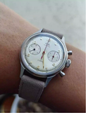 Merkur Red Star Chronograph Ivory