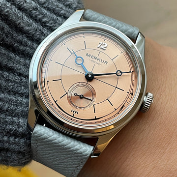 MERKUR Cross Line Sector Watches

        
           - Pink Leather