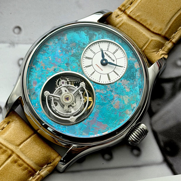 Merkur 100% Tourbillon Watch (Off-center dial)