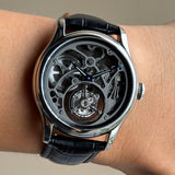 Merkur Skeleton Tourbillon Watch