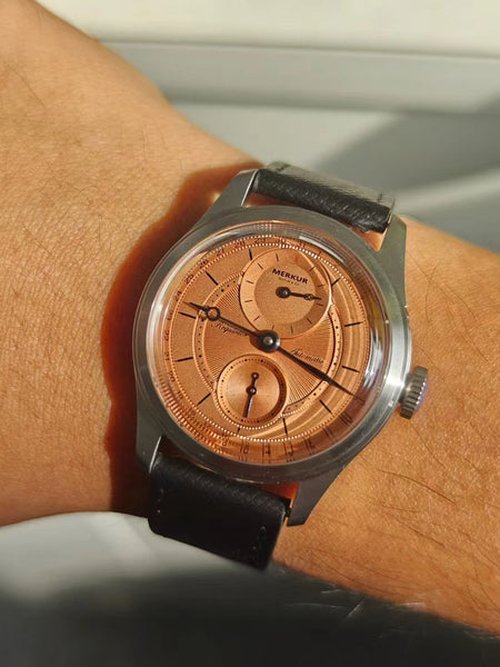Merkur Regulator Date Men Watch