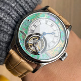 Merkur 100% Tourbillon Watch Wide Windows
