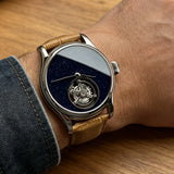 Merkur 100% Tourbillon Watch Wide Windows