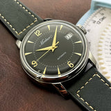 Merkur large calendar watch