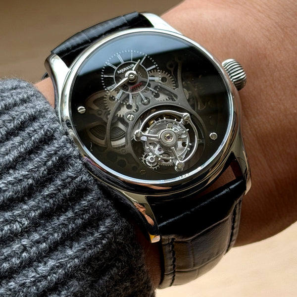 Merkur Tourbillon Watch Transparency