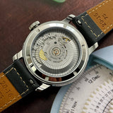 Merkur large calendar watch