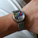 Pierre Paulin Jumping Hour Watch Sapphire