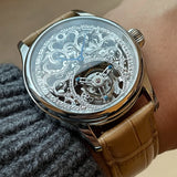 Merkur 100% Skeleton Tourbillon Watch