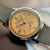 Pierre Paulin Salmon Dial Watch thinner Case