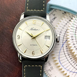Merkur large calendar watch