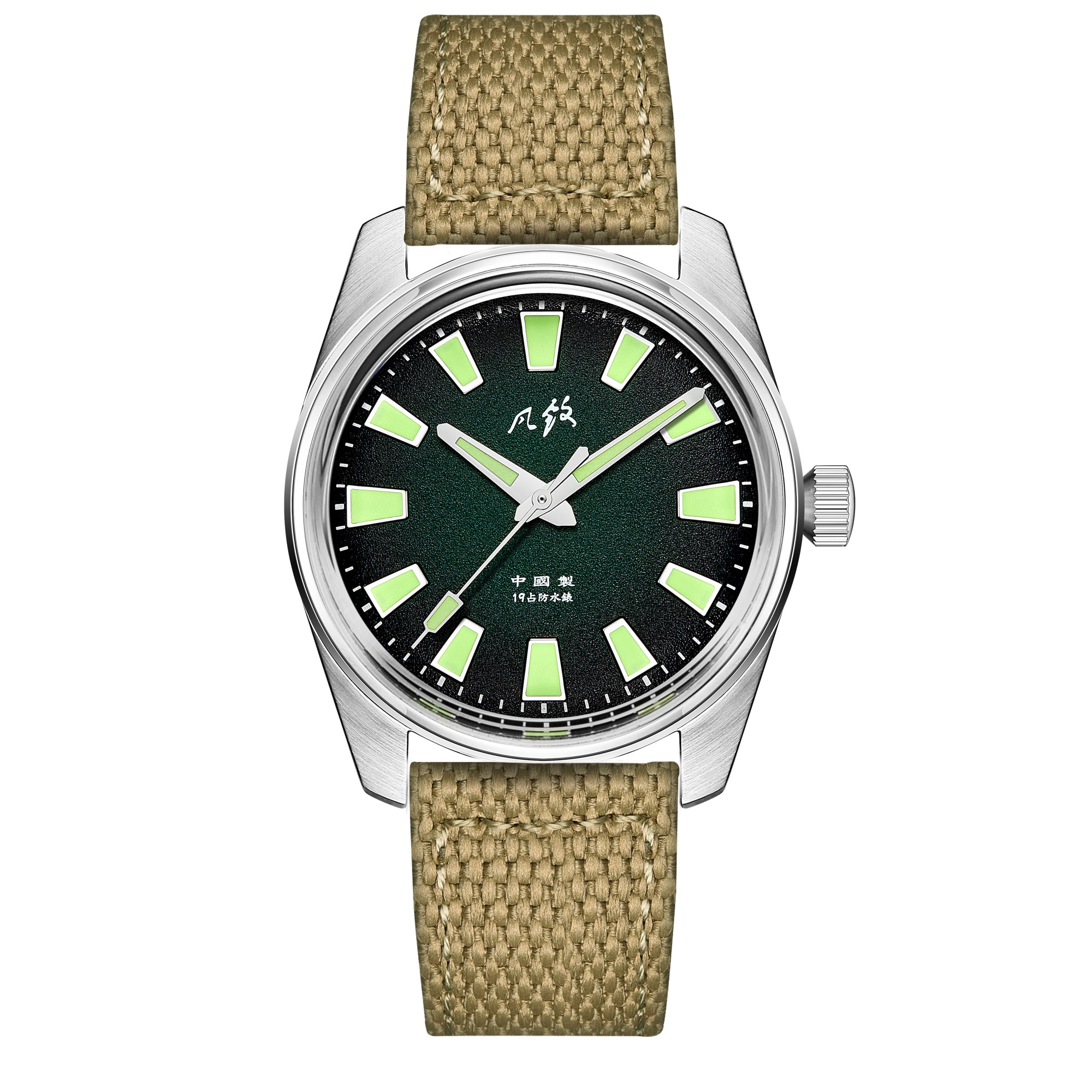 green dial dress watch Jowissa Facet Oval Petite Swiss Dress Watch J5.898.XS | Steel | 19 mm | Stainless Steel Strap